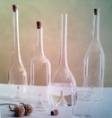 Set of 4 Hand Crafted Wine/Grappa Bottles