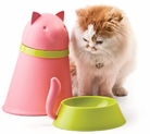 Kitt Cat Food Bowl with Storage