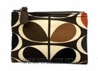 Orla Kiely Oval Stem Print Double Zip Purse in Amber. <b>Don't Miss it!</b> Stock 004